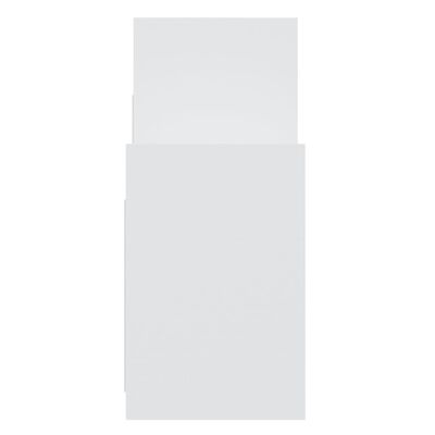 vidaXL fehér forgácslap kisszekrény 60 x 26 x 60 cm