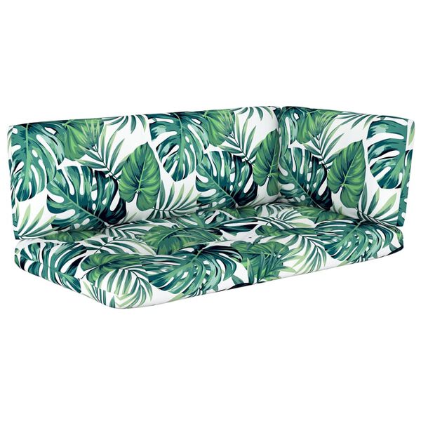 vidaXL k&eacute;tszem&eacute;lyes impregn&aacute;lt fenyőfa raklapkanap&eacute; p&aacute;rn&aacute;kkal