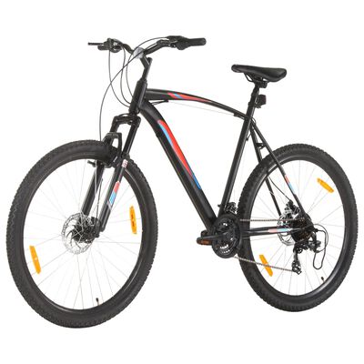 vidaXL 21 sebességes fekete mountain bike 29 hüvelykes kerékkel 53 cm