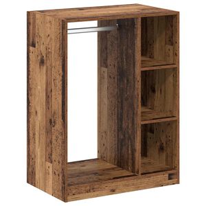 vidaXL Ruh&aacute;sszekr&eacute;ny Antik Fa 77 x 48 x 102 cm Szerelt Fa