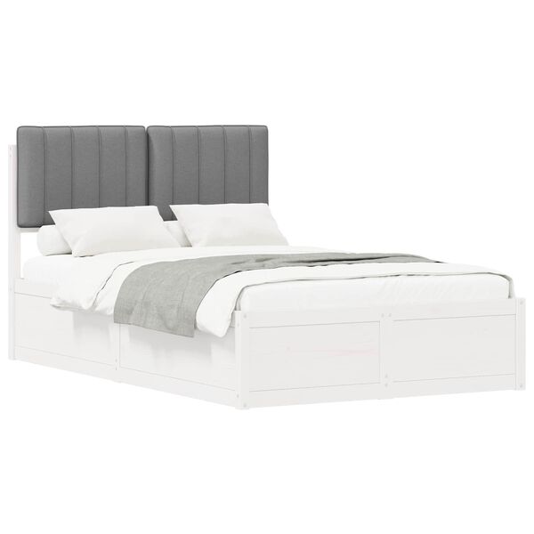 vidaXL &Aacute;gykeret K&aacute;rpitozott Fejt&aacute;ml&aacute;val Vil&aacute;gossz&uuml;rke 120 x 200 cm