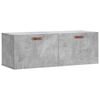 vidaXL betonsz&uuml;rke szerelt fa faliszekr&eacute;ny 100 x 36,5 x 35 cm