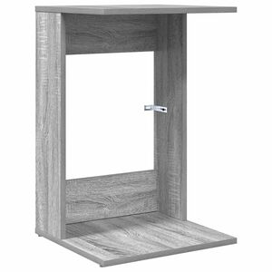 vidaXL Oldal asztal Sz&uuml;rke Sonoma 40 x 38 x 62,5 cm Szerelt Fa