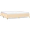 vidaXL kr&eacute;msz&iacute;nű sz&ouml;vet &aacute;gykeret matrac n&eacute;lk&uuml;l 200 x 200 cm
