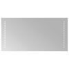 vidaXL LED F&uuml;rdőszoba T&uuml;k&ouml;r &Aacute;tl&aacute;tsz&oacute; 60 x 30 cm edzett &uuml;veg