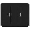 vidaXL Széf Fekete tölgy 92 x 35 x 75 cm Faanyag