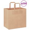 vidaXL 250 db barna pap&iacute;rzacsk&oacute;k foganty&uacute;kkal 26x17x25 cm