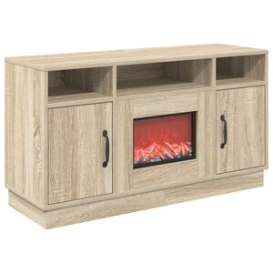 vidaXL Elektromos kandall&oacute; Sonoma 100 x 33 x 55 cm Szerelt fa