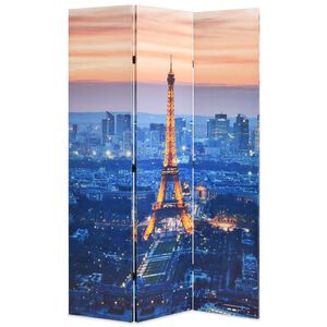 vidaXL &eacute;jszakai P&aacute;rizs mint&aacute;s parav&aacute;n 120 x 170 cm