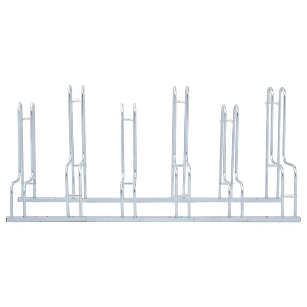 vidaXL padlón álló horganyzott acél kerékpártartó 6 kerékpárhoz