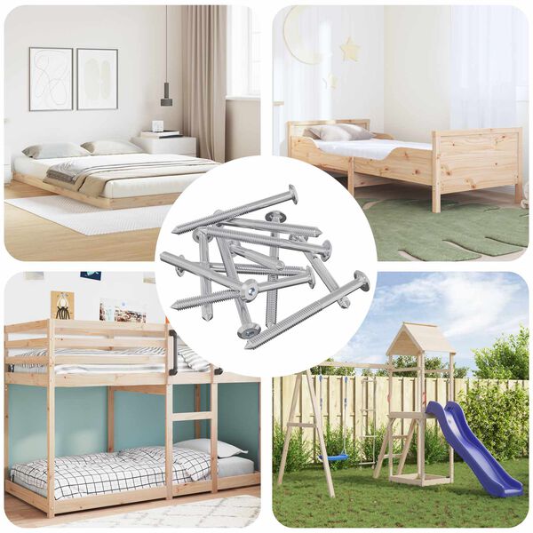 vidaXL B&uacute;torcsavarok 1400 pcs Ez&uuml;st Ac&eacute;l