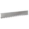 vidaXL Fűszeg&eacute;lyez&eacute;s 20 db 102 x 15 x 4 cm Ac&eacute;l Ez&uuml;st