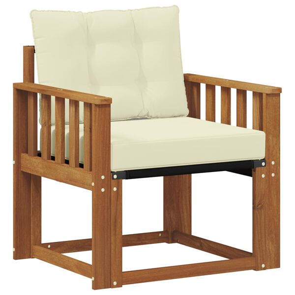 vidaXL K&uuml;lt&eacute;ri kanap&eacute; szett T&ouml;m&ouml;r ak&aacute;cfa &eacute;s textil&eacute;n