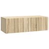 vidaXL Fali TV szekr&eacute;ny 98 x 41 x 30 cm Sonoma T&ouml;lgy Szerelt Fa