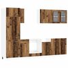 vidaXL Konyhai Egys&eacute;g Lyon 8 pcs Antik Fa Szerelt Fa