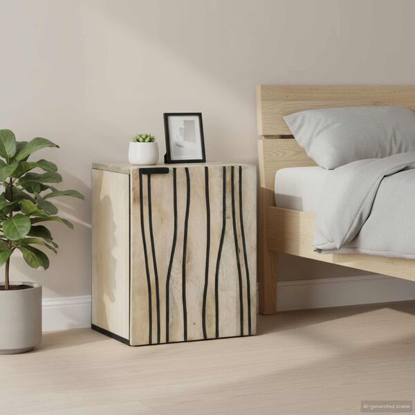 vidaXL Fürdőszobai mosdószekrény Fehér 38 x 33,5 x 48 cm Faanyag