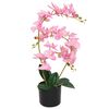 vidaXL műorchidea vir&aacute;gcser&eacute;ppel 65 cm r&oacute;zsasz&iacute;n