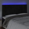 vidaXL fekete b&aacute;rsony LED-es fejt&aacute;mla 200x5x118/128 cm