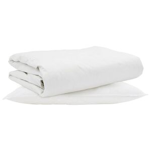 vidaXL Ny&aacute;ri Takarm&aacute;ny p&aacute;rn&aacute;val 2 pcs Feh&eacute;r Levegőp&aacute;rna
