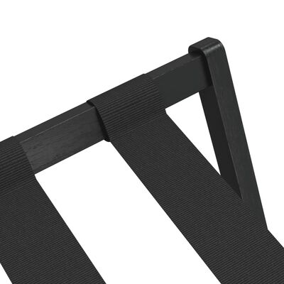 vidaXL fekete bambusz bőröndtartó 68,5 x 38 x 58 cm