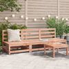 vidaXL 3 db tömör duglászfenyő karfa nélküli kerti kanapé 70x70x67 cm