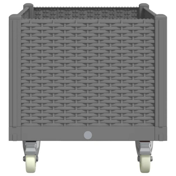 vidaXL vil&aacute;gossz&uuml;rke PP r&aacute;csos kerekes &uuml;ltetől&aacute;da 80 x 50 x 54 cm