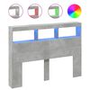 vidaXL betonsz&uuml;rke &aacute;thidal&oacute;szekr&eacute;ny LED-vil&aacute;g&iacute;t&aacute;ssal 140 x 17 x 102 cm