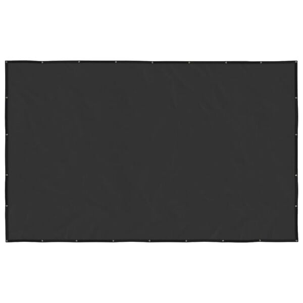 vidaXL fekete HDPE p&oacute;tkocsih&aacute;l&oacute; 2,5 x 4 m