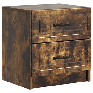 vidaXL &Eacute;jjeliszekr&eacute;ny F&uuml;st&ouml;s T&ouml;lgy 43 x 34,5 x 44,5 cm Szerelt Fa
