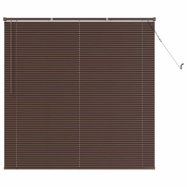 vidaXL Zsaluzia S&ouml;t&eacute;t barna mint&aacute;val 150 x 140 cm PVC