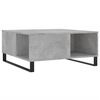 vidaXL betonsz&uuml;rke szerelt fa doh&aacute;nyz&oacute;asztal 80x80x36,5 cm