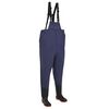 vidaXL Mellkas waders csizm&aacute;val PVC Bevonat&uacute; Poli&eacute;szter M&eacute;ret 38 K&eacute;k