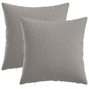 vidaXL P&aacute;rna huzat 2 db HEERLEN Felhősz&uuml;rke 30 x 30 cm Sz&ouml;vet