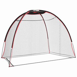 vidaXL Golf Edzőseg&eacute;d Fekete 314 x 150 x 206 cm Poli&eacute;szter