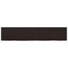 vidaXL sötétbarna kezelt tömör tölgyfa fali polc 200 x 40 x (2-6) cm