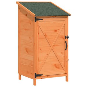 vidaXL Kerti Szerkezet Barna 59,5 x 56 x 113,5 cm Szil&aacute;rd fenyőfa