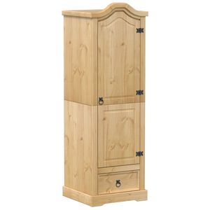 vidaXL Corona t&ouml;m&ouml;r fenyőfa ruh&aacute;sszekr&eacute;ny 55 x 52 x 170 cm