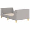 vidaXL Gyerek&aacute;gy kerettel fejt&aacute;ml&aacute;val Vil&aacute;gossz&uuml;rke 80 x 160 cm Boucl&eacute;