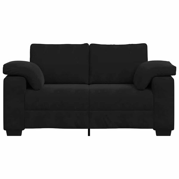 vidaXL fekete b&aacute;rsony loveseat kanap&eacute; 160x77x82 cm