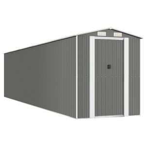 vidaXL vil&aacute;gossz&uuml;rke horganyzott ac&eacute;l kerti f&eacute;szer 192 x 855 x 223 cm