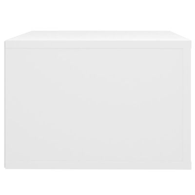 vidaXL 2 db fehér falra szerelhető éjjeliszekrény 50 x 36 x 25 cm