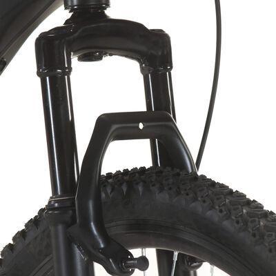 vidaXL 21 sebességes fekete mountain bike 29 hüvelykes kerékkel 48 cm