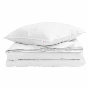 vidaXL 2-in-1 Paplan p&aacute;rn&aacute;val 2 pcs Feh&eacute;r Levegőp&aacute;rna