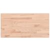 vidaXL t&ouml;m&ouml;r b&uuml;kkfa f&uuml;rdőszobai pult 100 x 50 x 1,5 cm