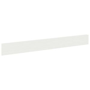 vidaXL Fűszeg&eacute;lyez&eacute;s 10 db 100 x 12 cm Ac&eacute;l Feh&eacute;r