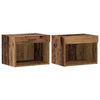 vidaXL TV szekr&eacute;ny garnit&uacute;ra 2 pcs &Ouml;reg fa 40 x 30 x 30 cm Faanyag