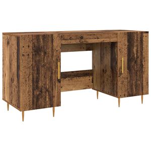 vidaXL Asztal R&eacute;gi fa Szerelt fa 140 x 50 x 75 cm