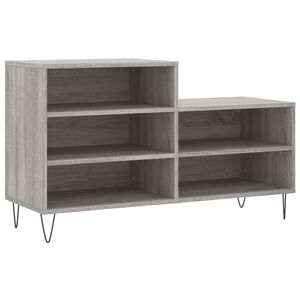 vidaXL sz&uuml;rke sonoma sz&iacute;nű szerelt fa cipősszekr&eacute;ny 102x36x60 cm