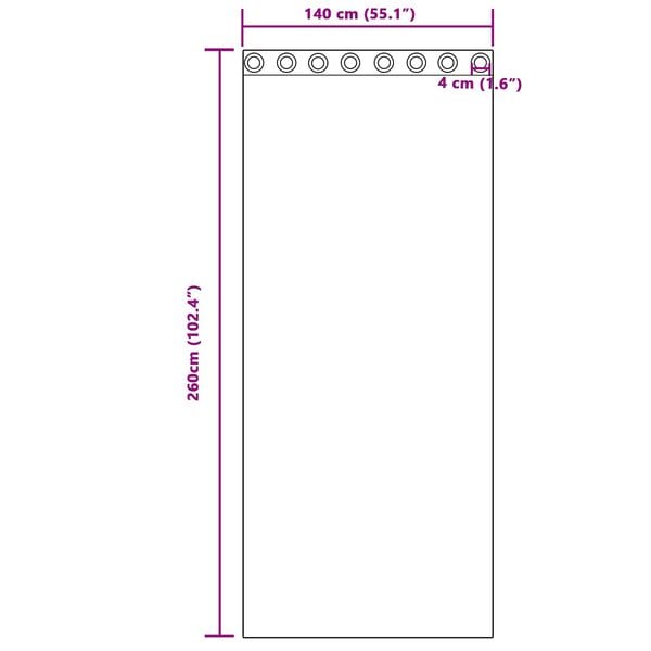vidaXL S&ouml;t&eacute;t&iacute;tő f&uuml;gg&ouml;ny&ouml;k 2 pcs Vil&aacute;gossz&uuml;rke 140 x 260 cm B&aacute;rsony