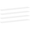 vidaXL 4 db fehér forgácslap könyvespolc 80 x 10 x 1,5 cm